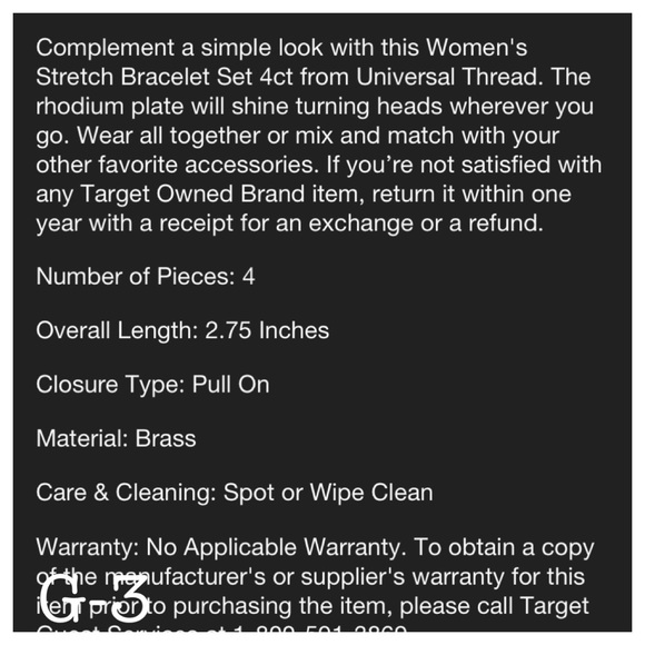 1/$8 Universal Thread Earrings Bracelet Hair Clip Necklace Rings Accessories NWT - Picture 12 of 16